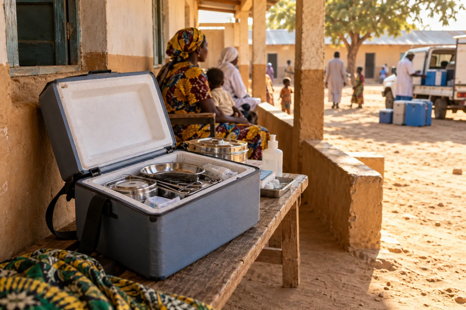 Pédiatrie au Tchad : trois doses de vaccin antipolio inactivé pour immuniser les enfants